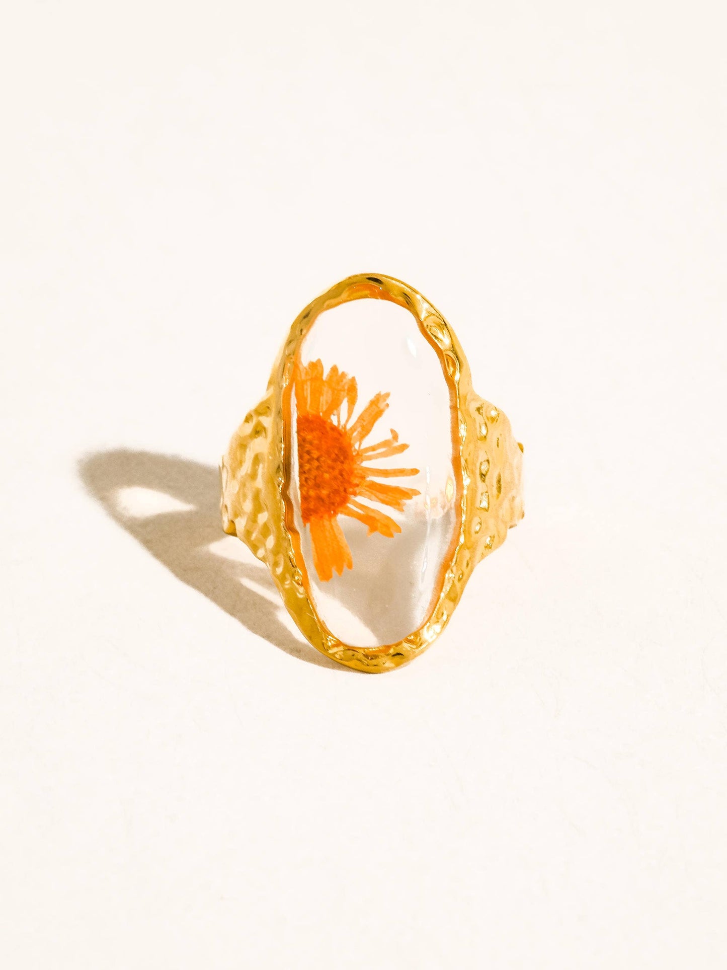 Mesa 18K Gold Sunflower Ring