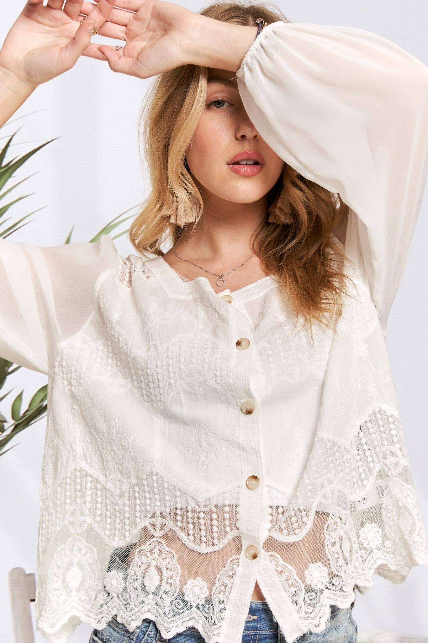 Bridgerton Embroidered Blouse