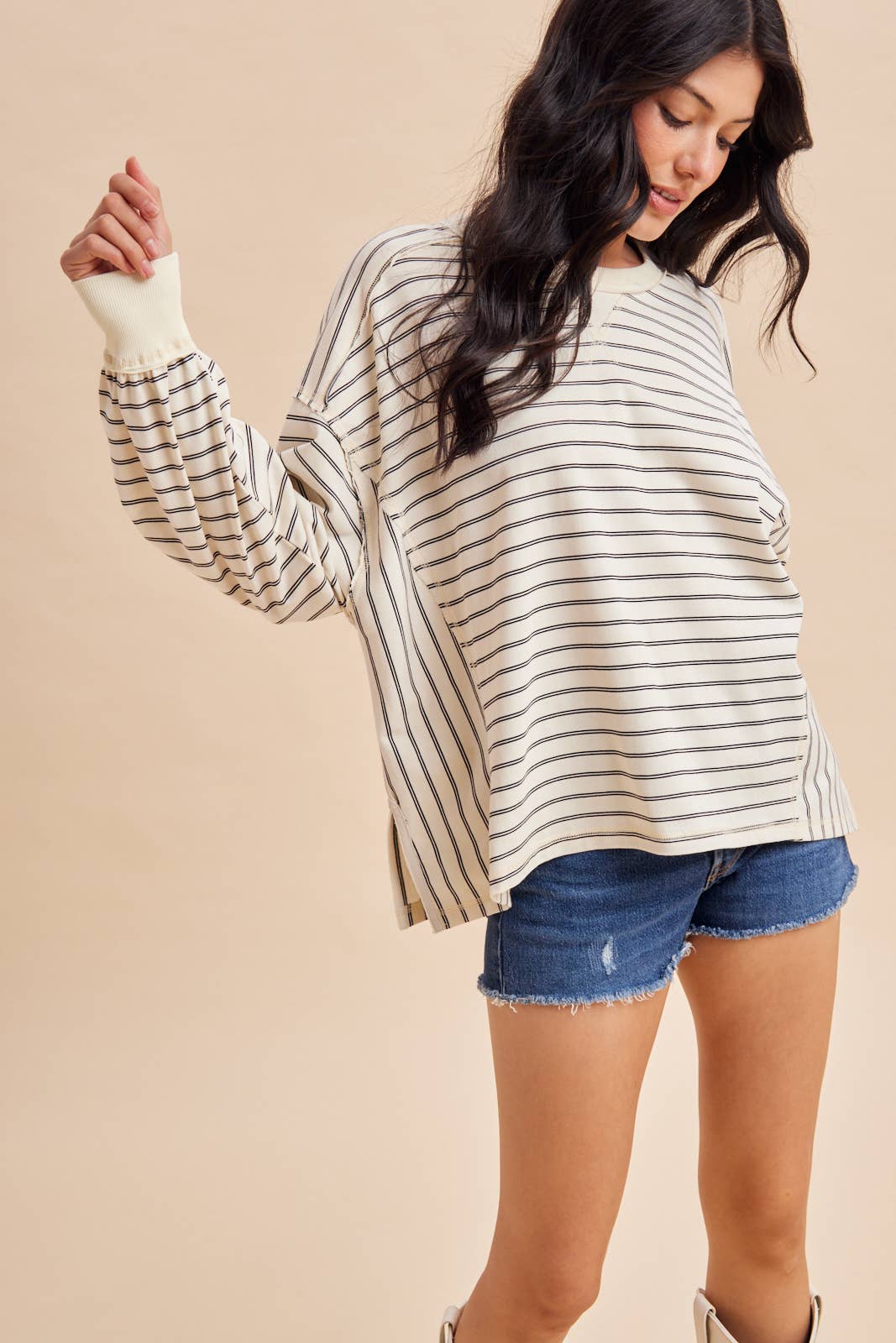 Falling for You Striped top