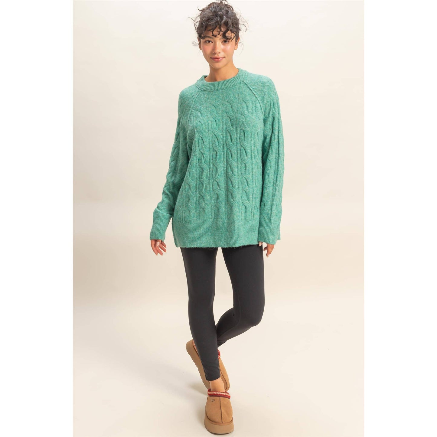 Cabin Fever Cable Knit Sweater