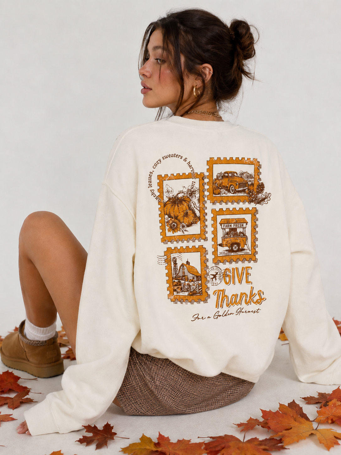 Give Thanks Fall Sweatshirt