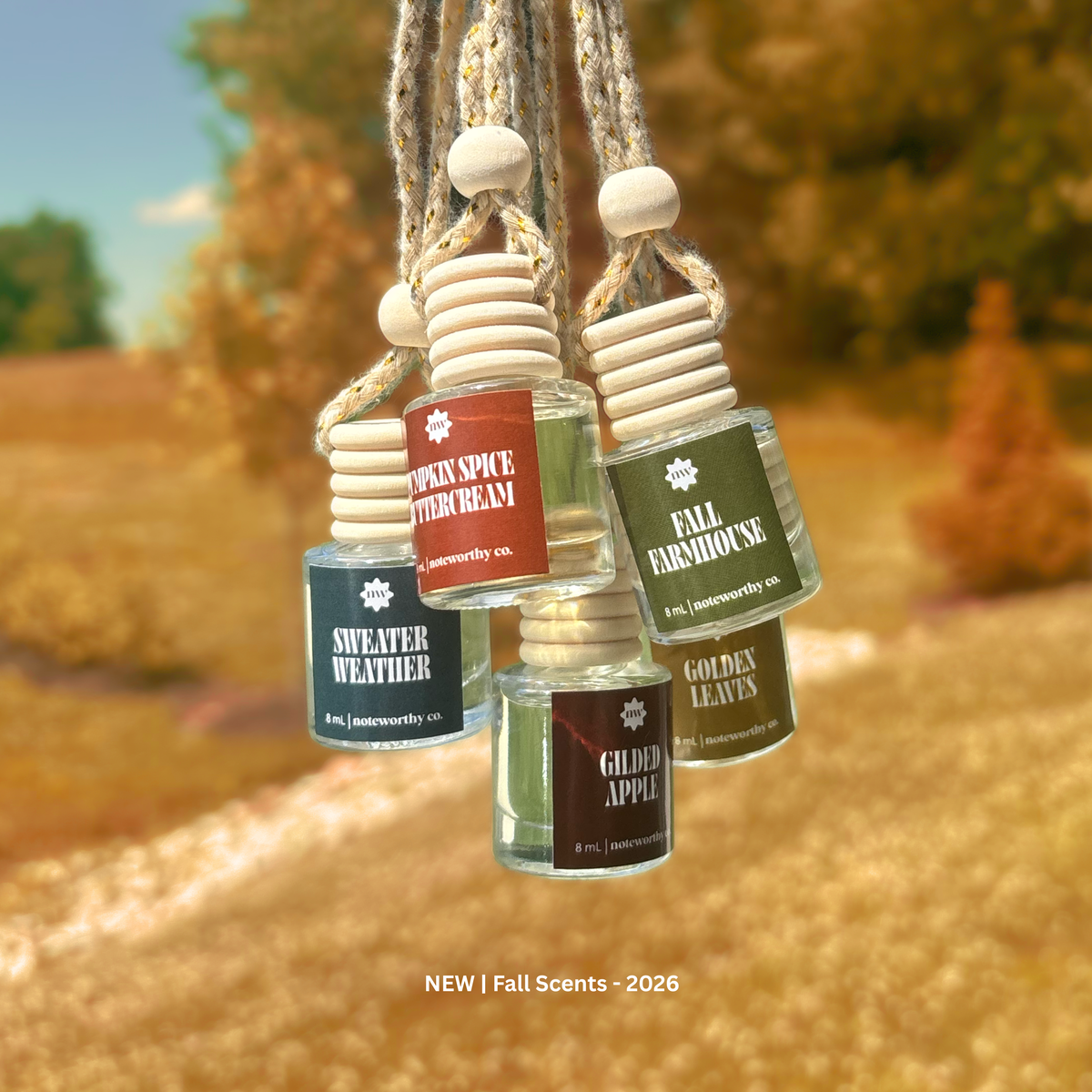 Car Diffusers | Fall Scents (NEW 2026)