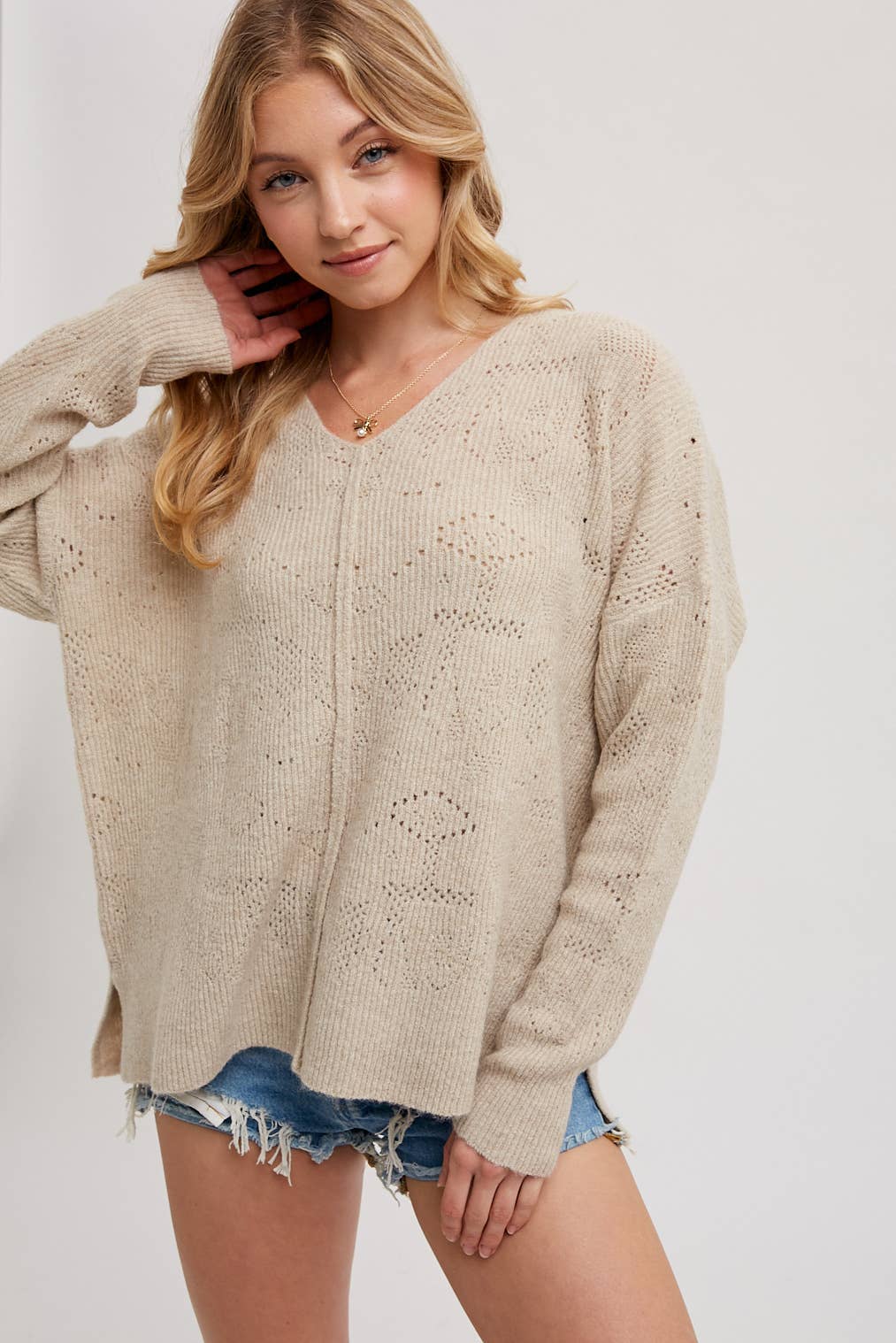 Vneck Spring Sweater