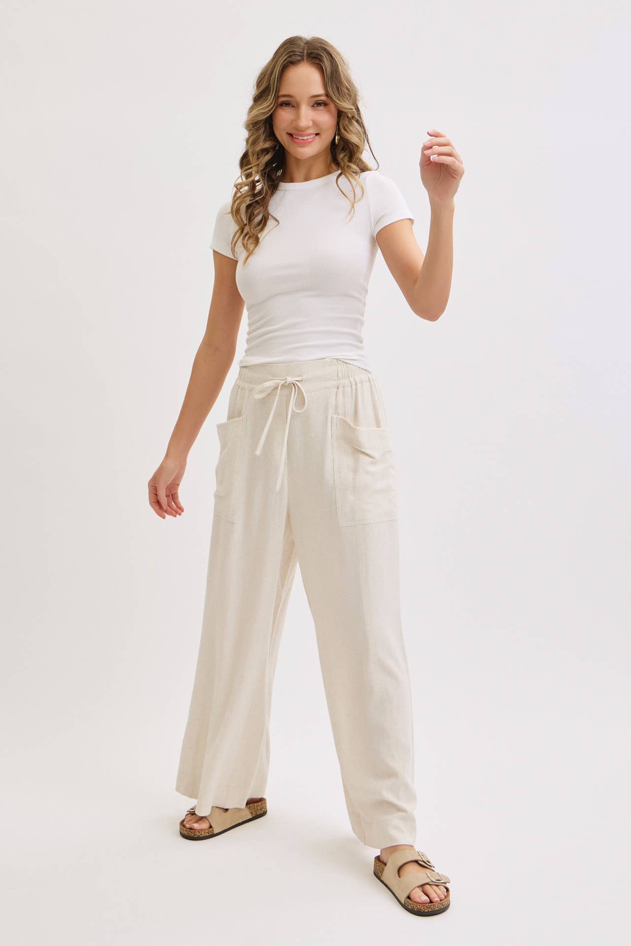 Jet Setting Linen Pant