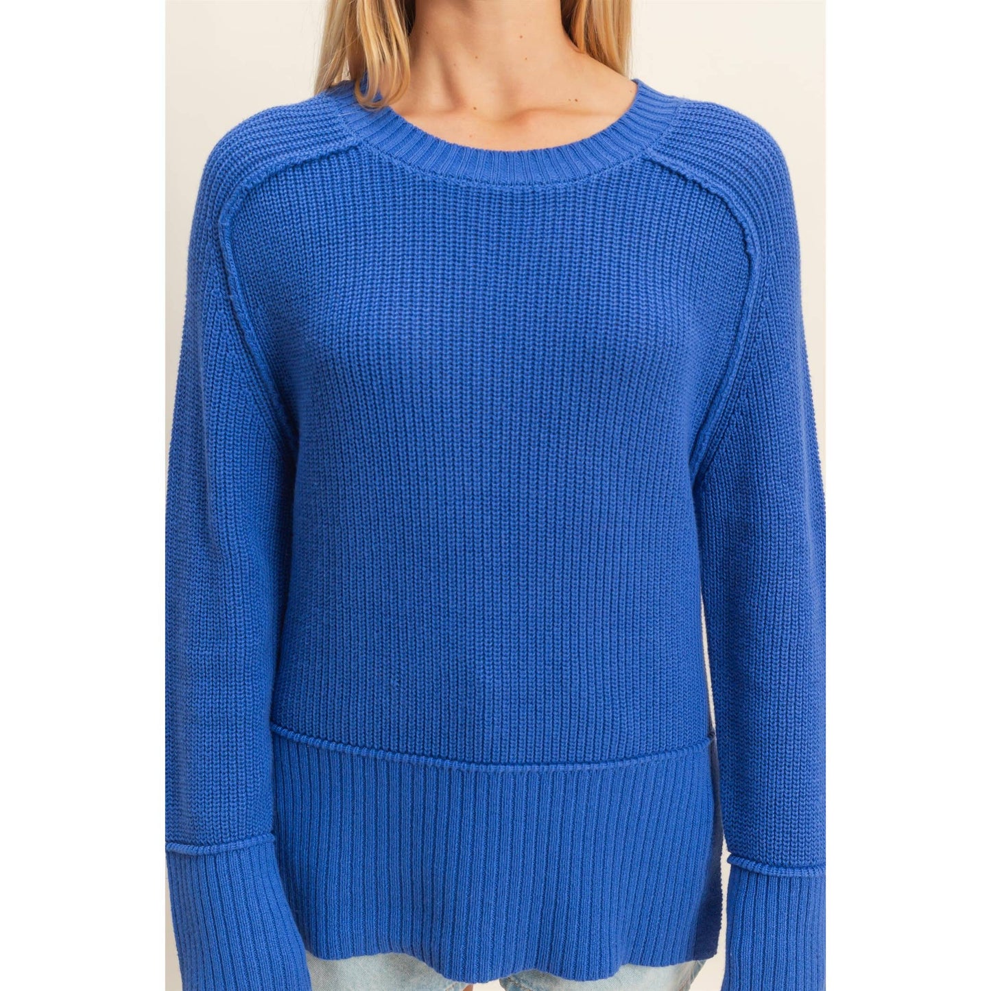 Chiara Side Slit Sweater