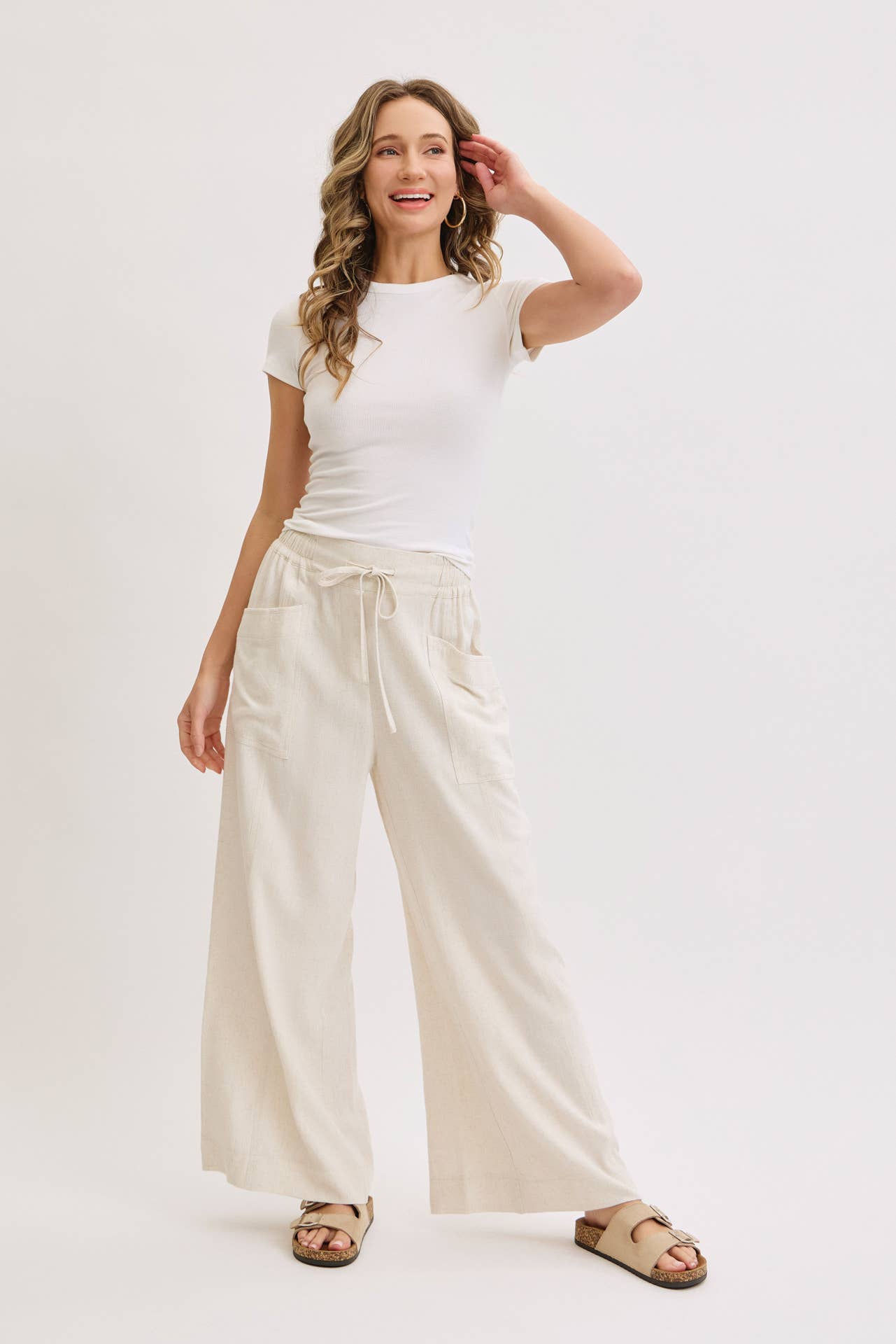 Jet Setting Linen Pant