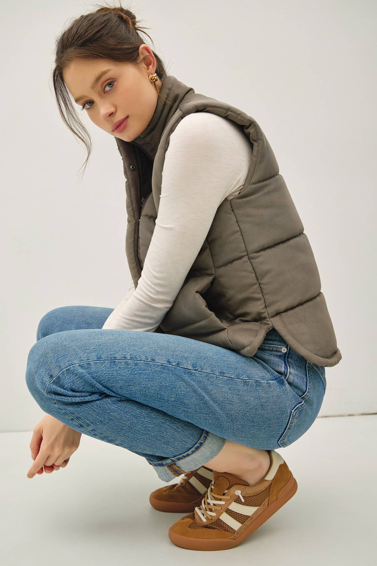 Mocha Suede Vest