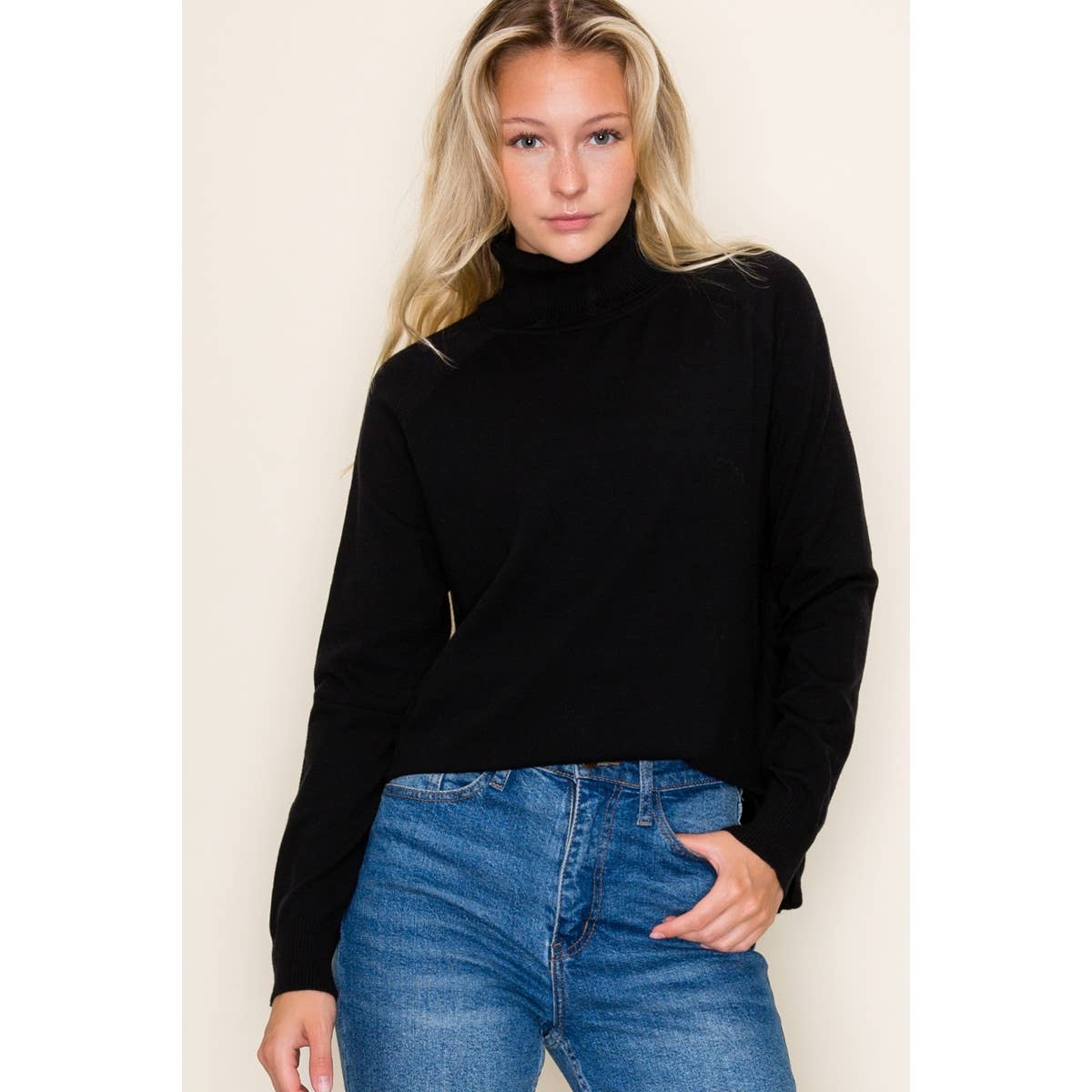 Oh Holy Night Black Sweater