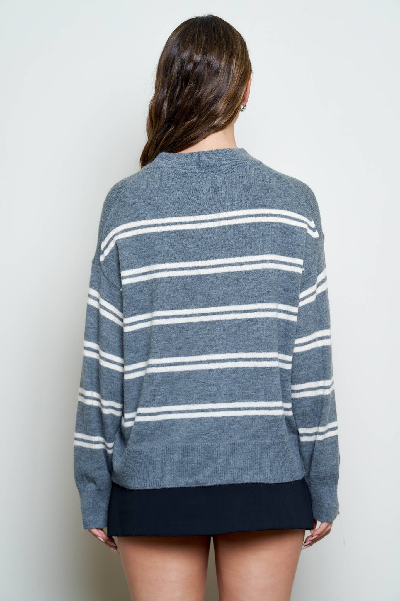 Somethin bout Falling Striped Sweater