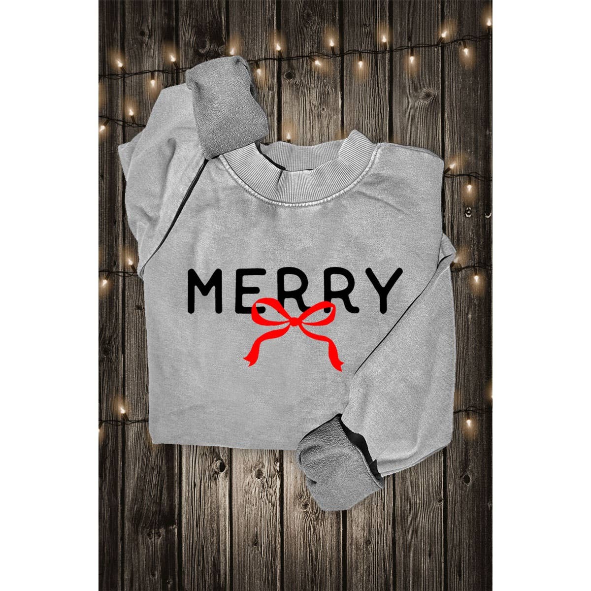 Merry Ribbon Graphic Sweatshirt