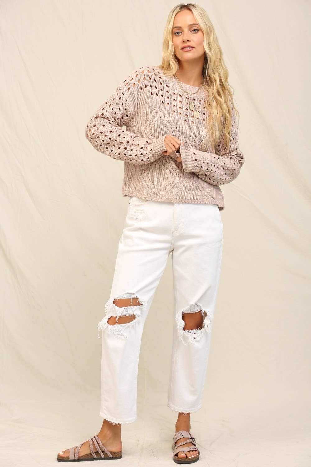 Dottie Crop Sweater