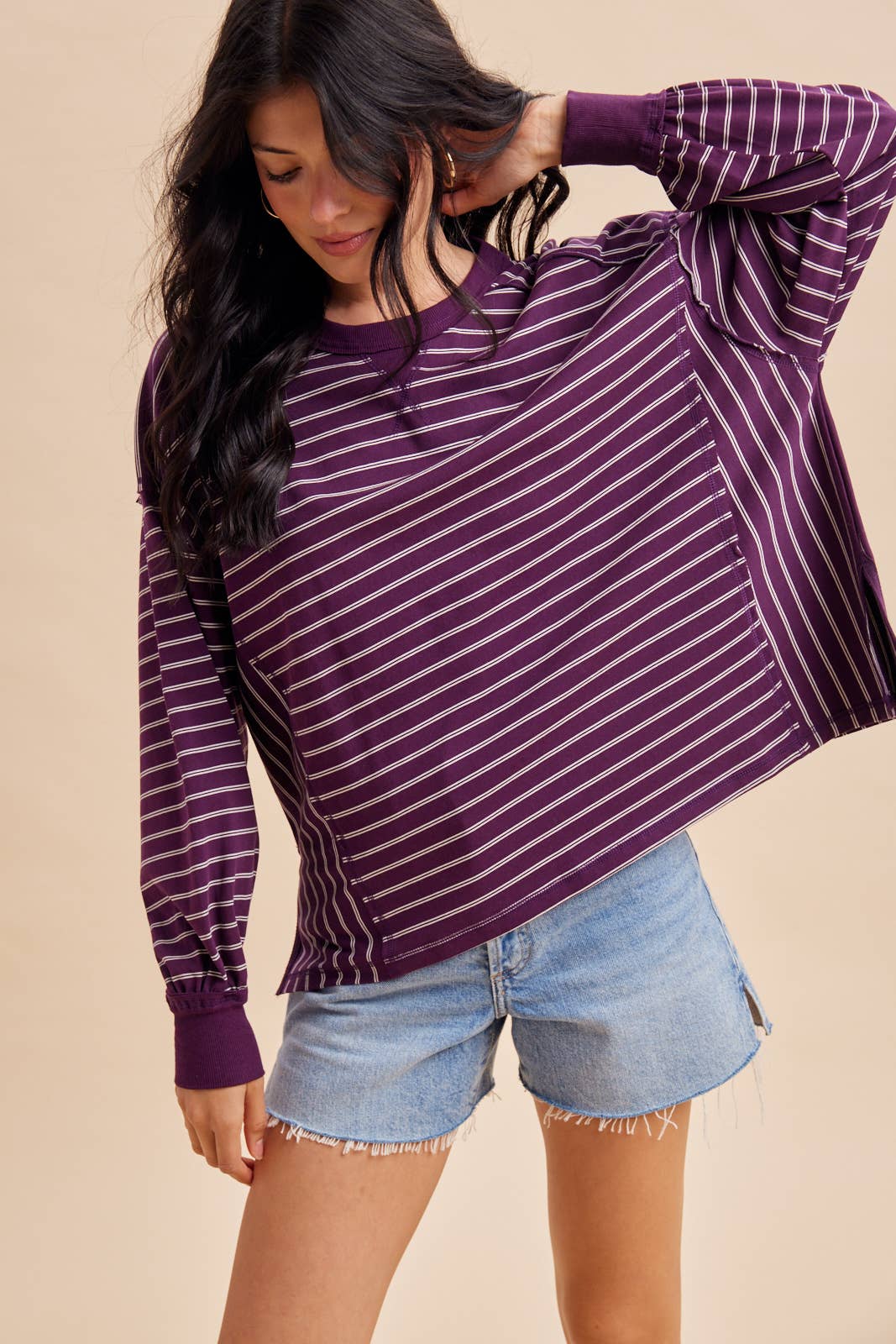 Falling for You Striped top