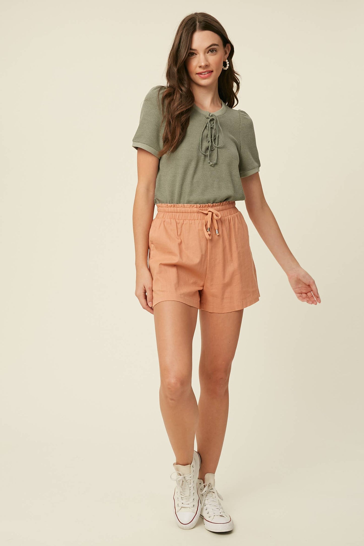 Ahoy Matey Laceup Top