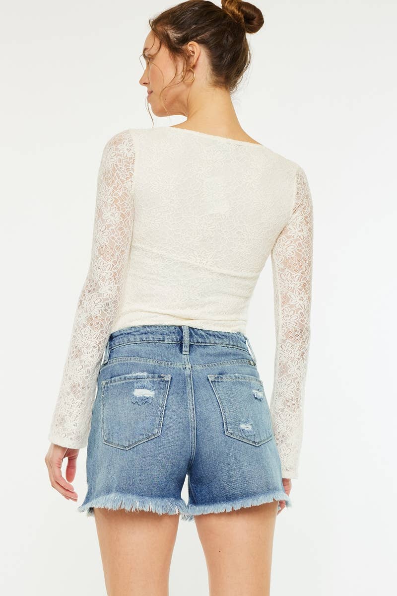 Sunrise Sunburn Denim Shorts