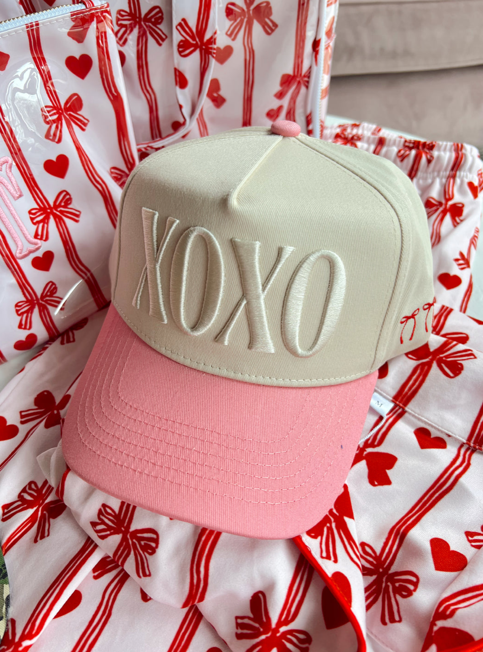 XOXO - Pink Vintage Hat