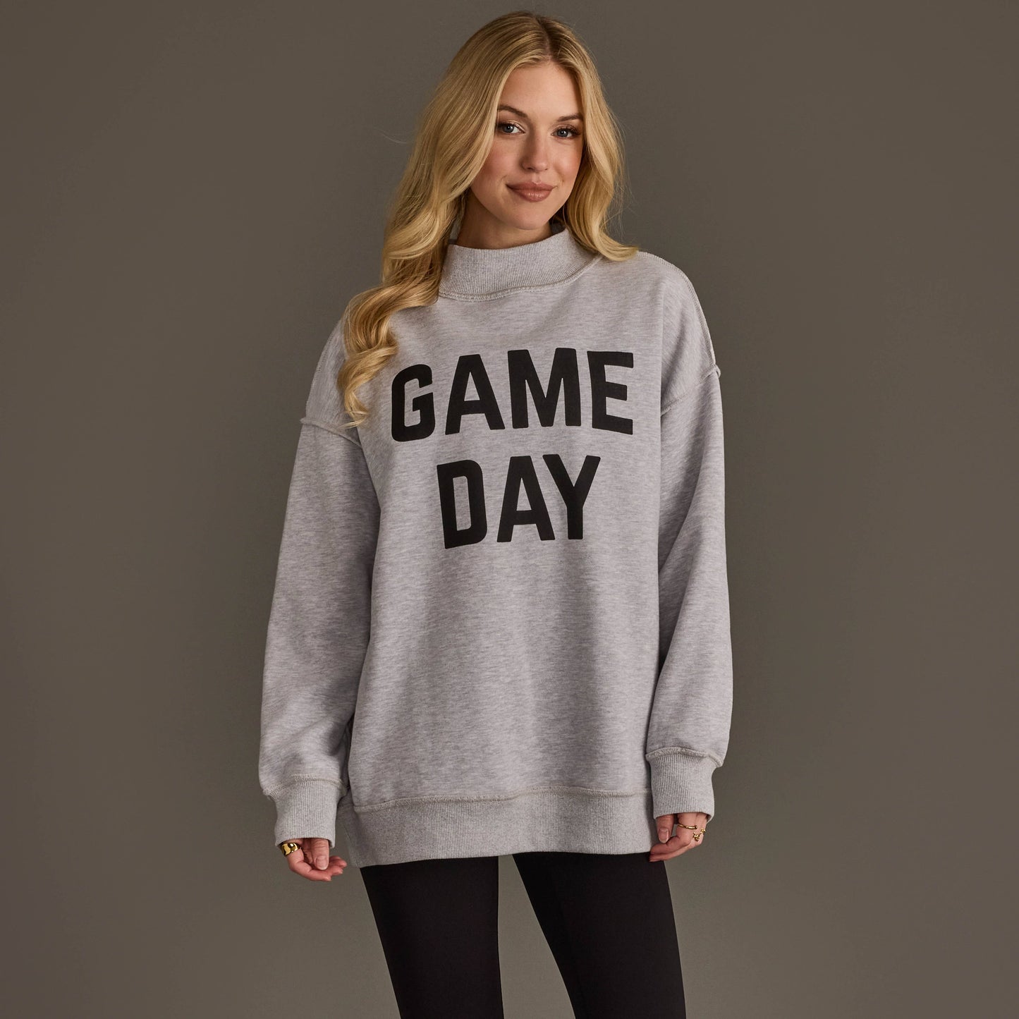 Lt. Gray Game Day & Sunday Funday Reversible Sweatshirt