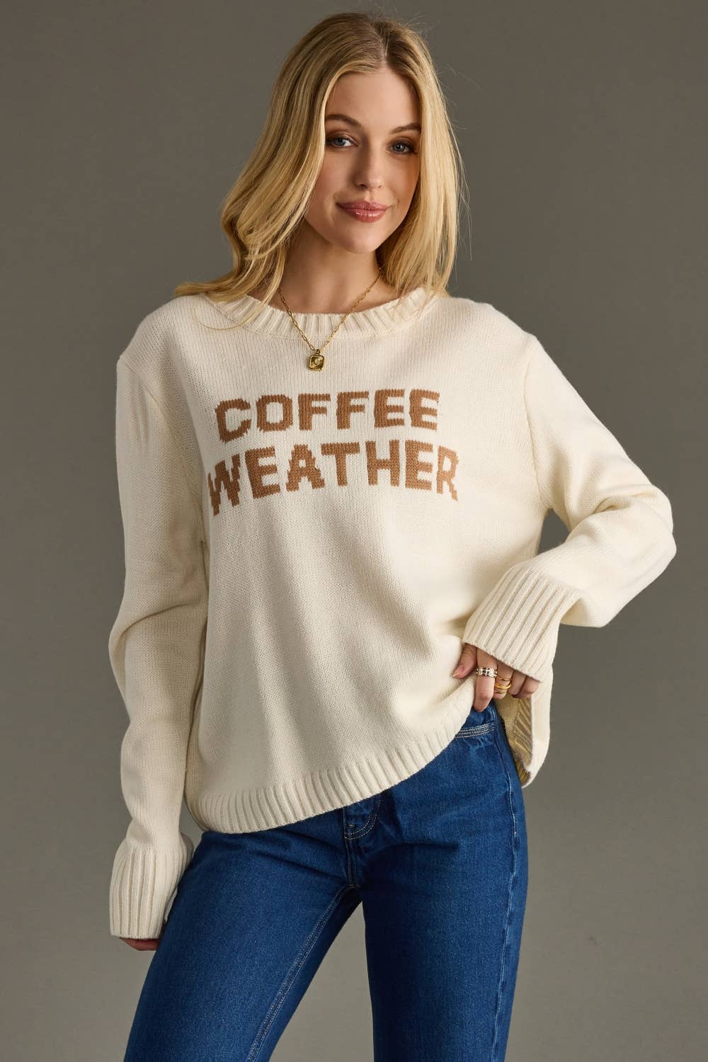 Vanilla Lattee Coffee Sweater