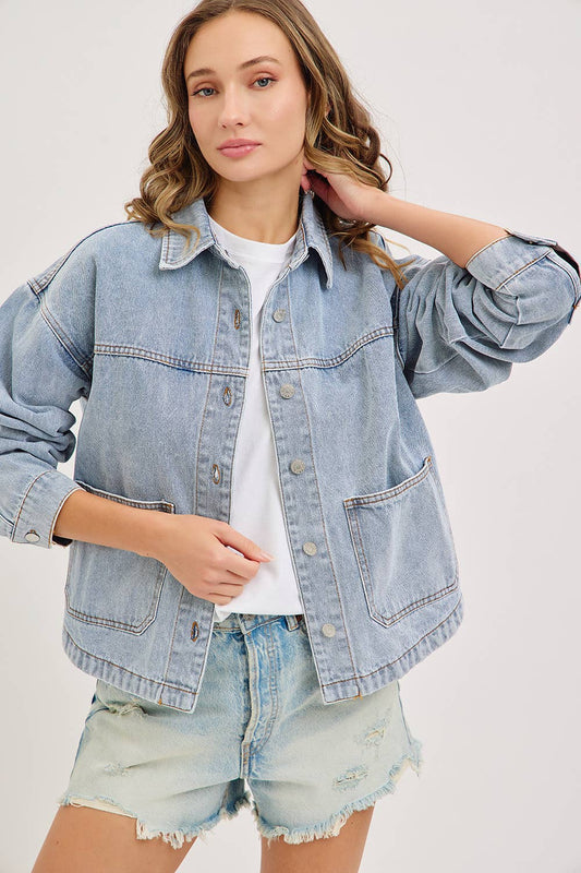 Dime a Dozen Denim Jacket