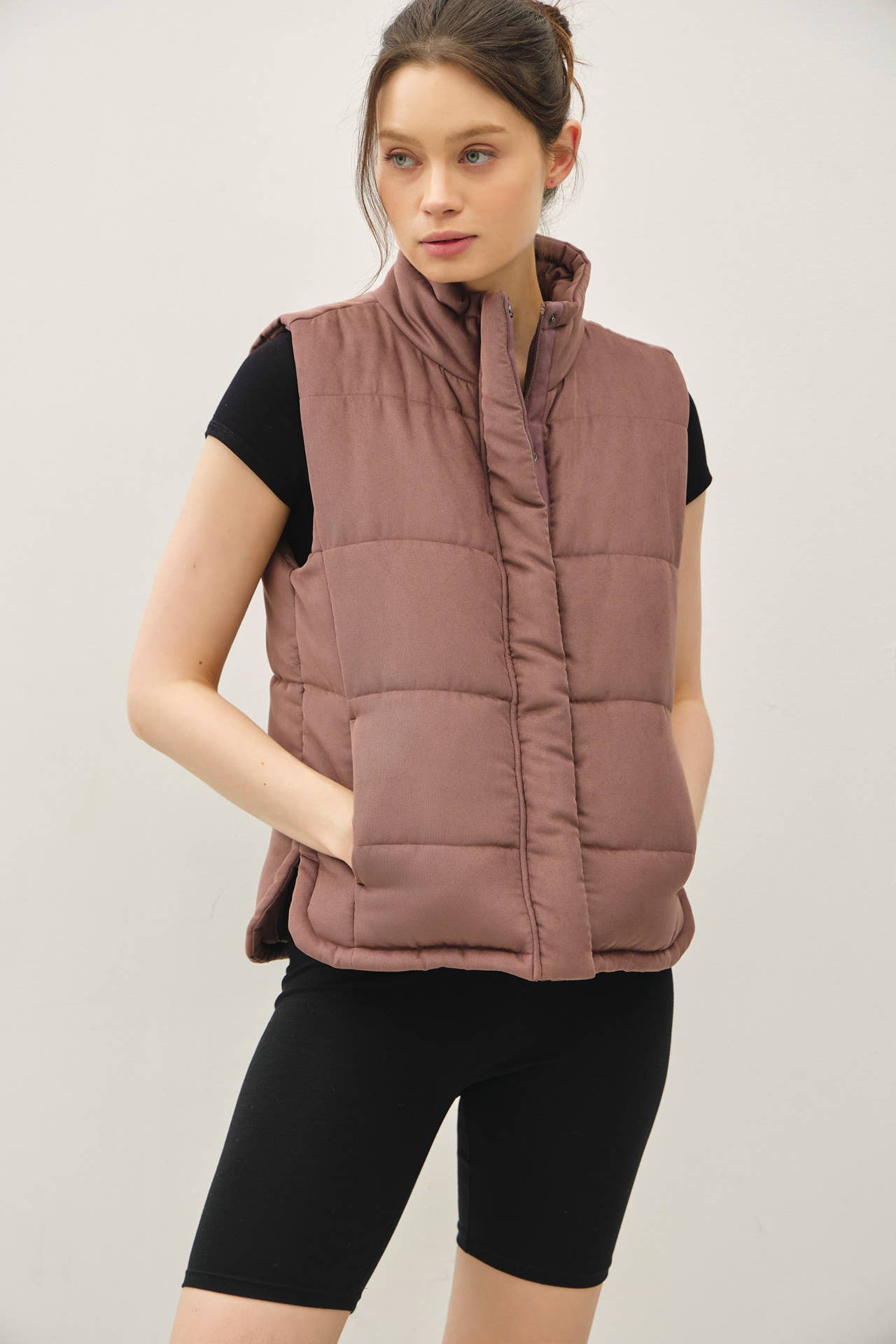 Mocha Suede Vest