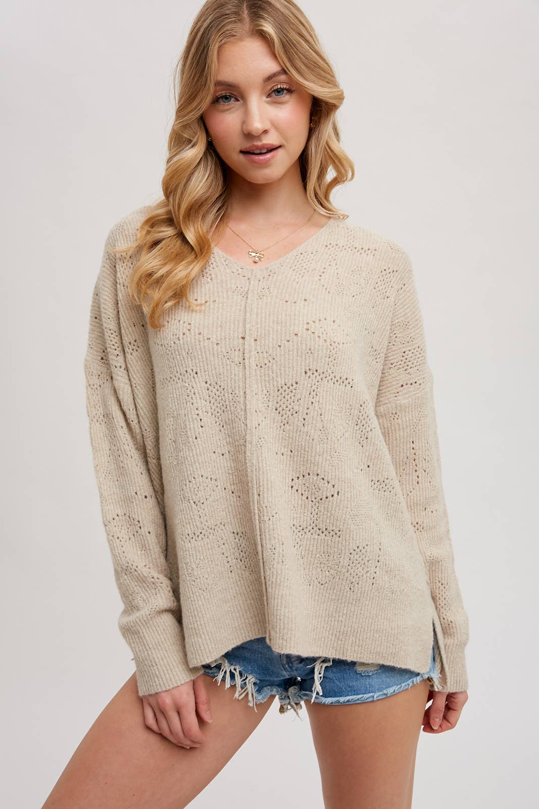 Vneck Spring Sweater