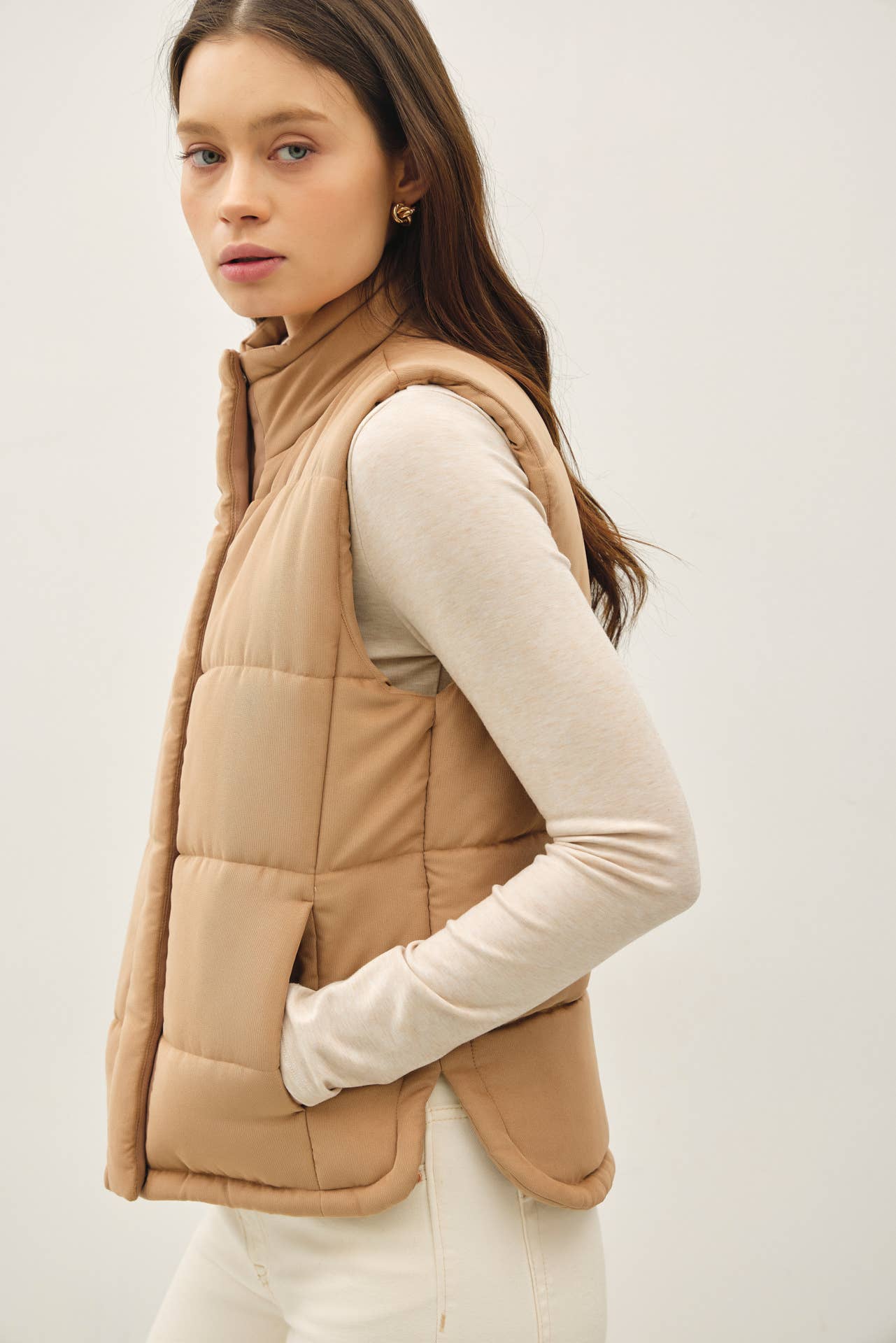 Mocha Suede Vest