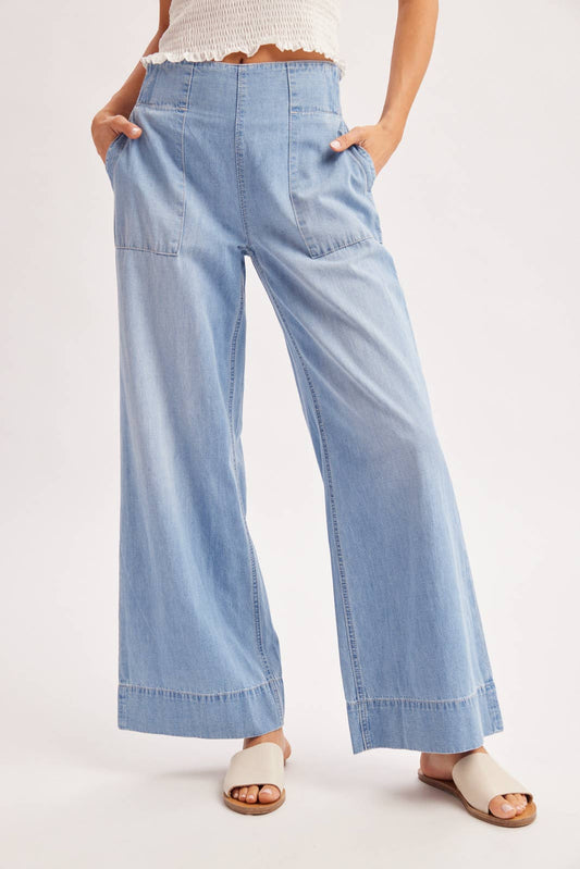 Taya WIDE-LEG DENIM JEANS