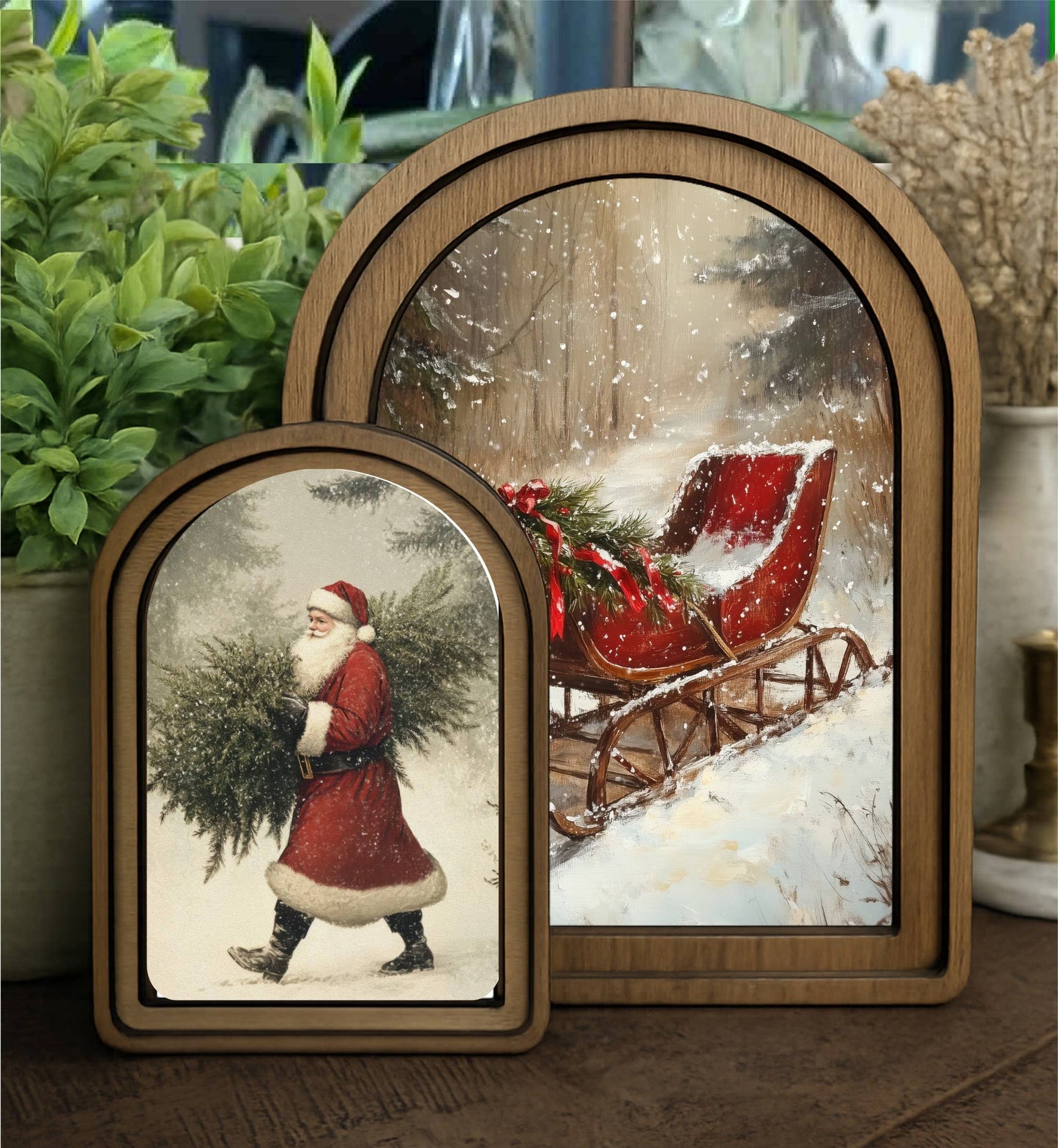 Arch Top Christmas Signs