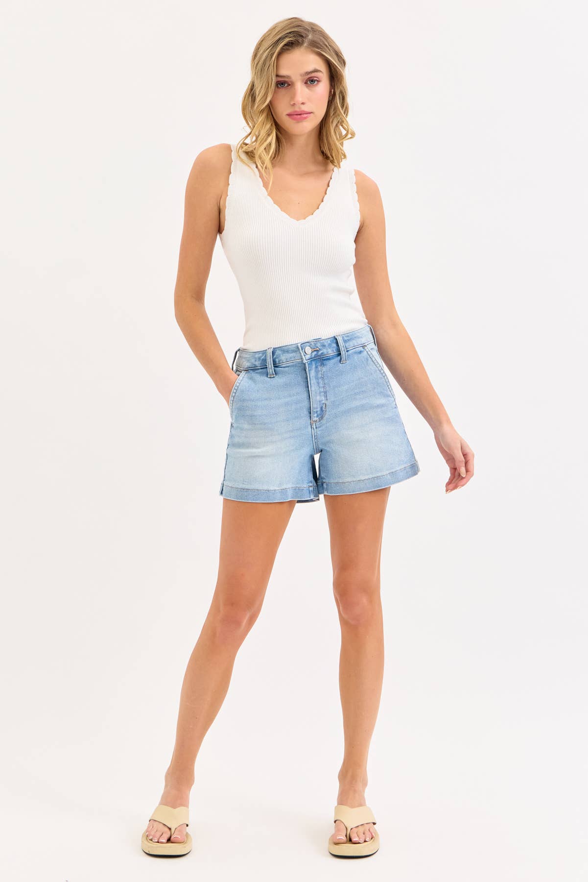 Tierra Trouser Denim Short