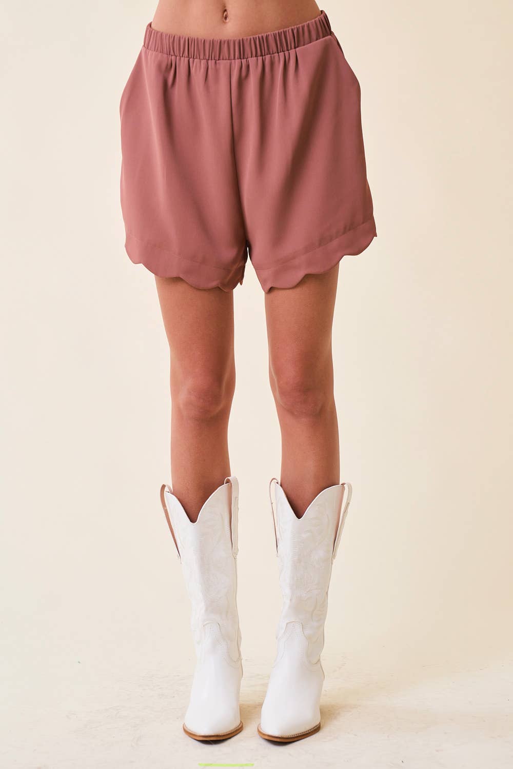Scallop Shorts - 8641P