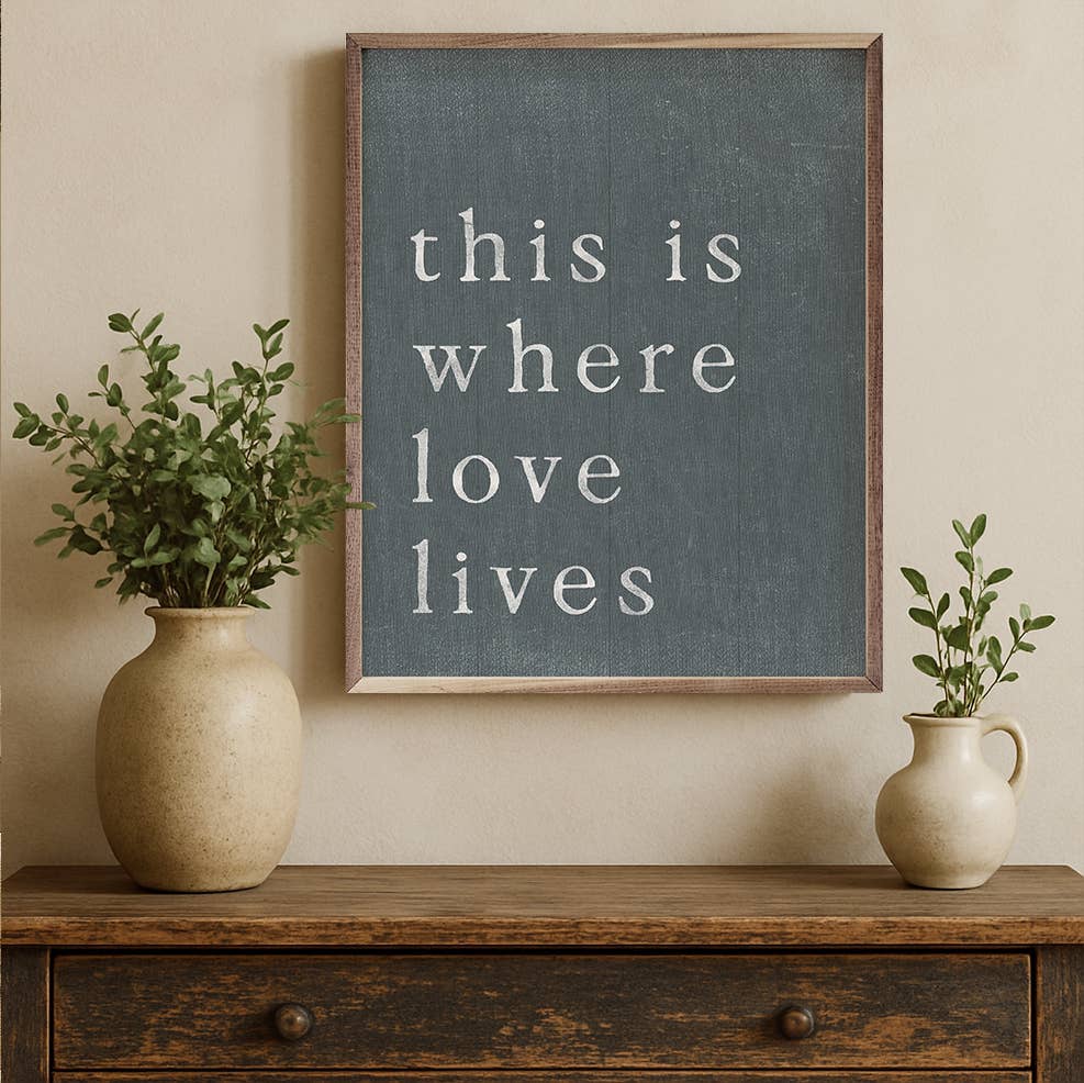 Where Love Lives Blue