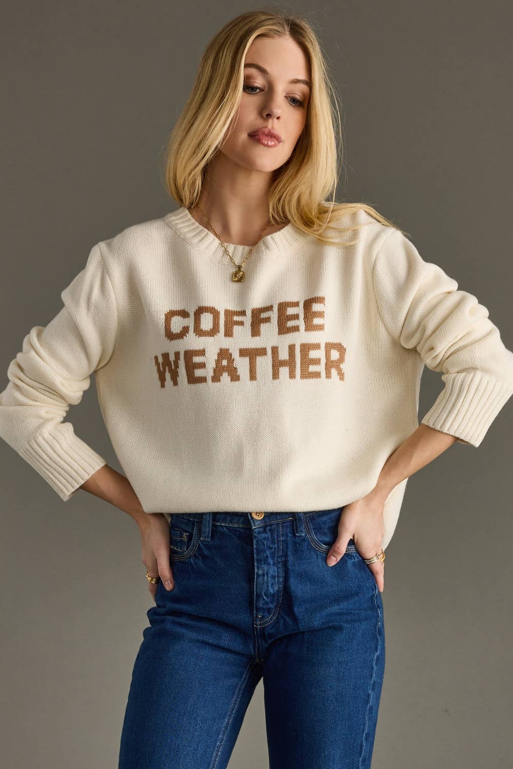 Vanilla Lattee Coffee Sweater