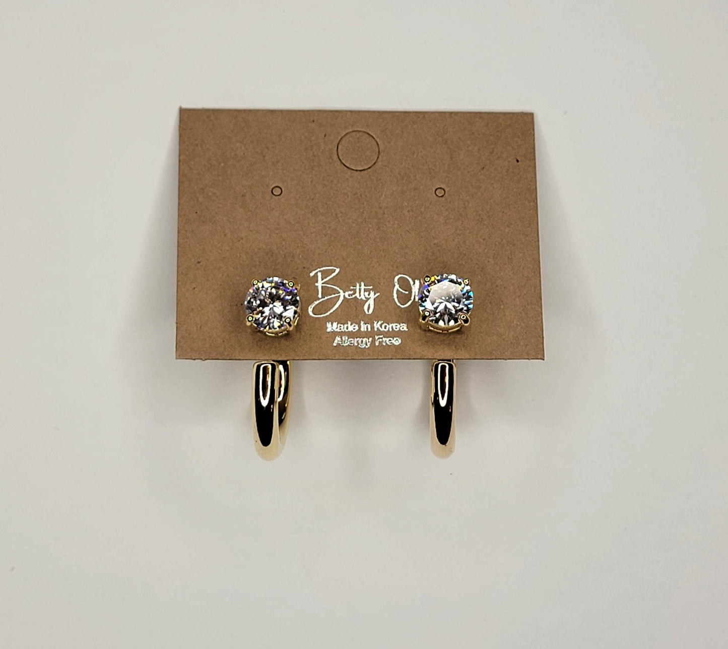 Hoop Earrings - Cubic Zirconia
