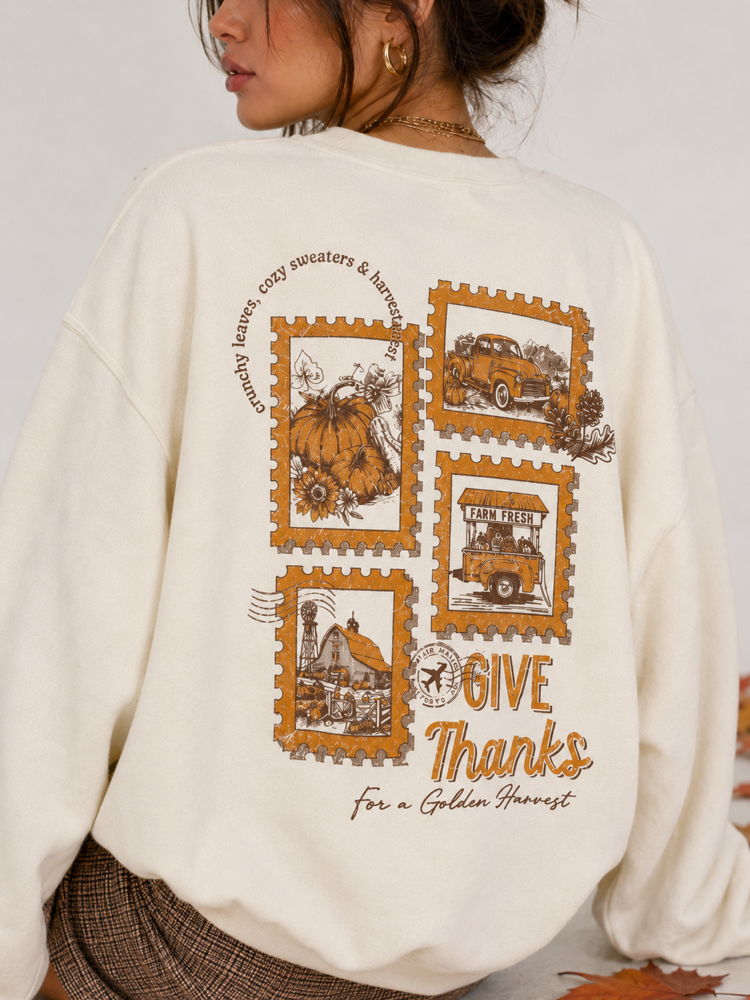 Give Thanks Fall Sweatshirt