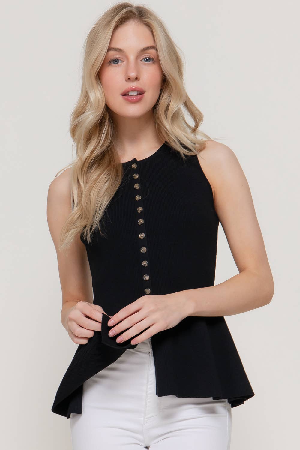 Come Away With Me Peplum Sweater