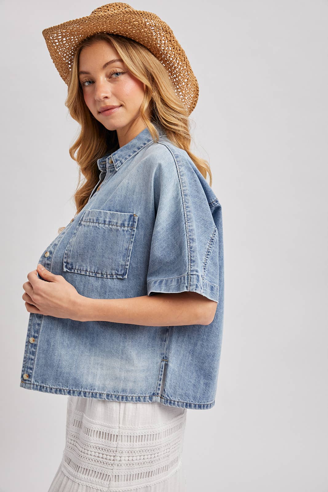 Denim & Daisies Button Up