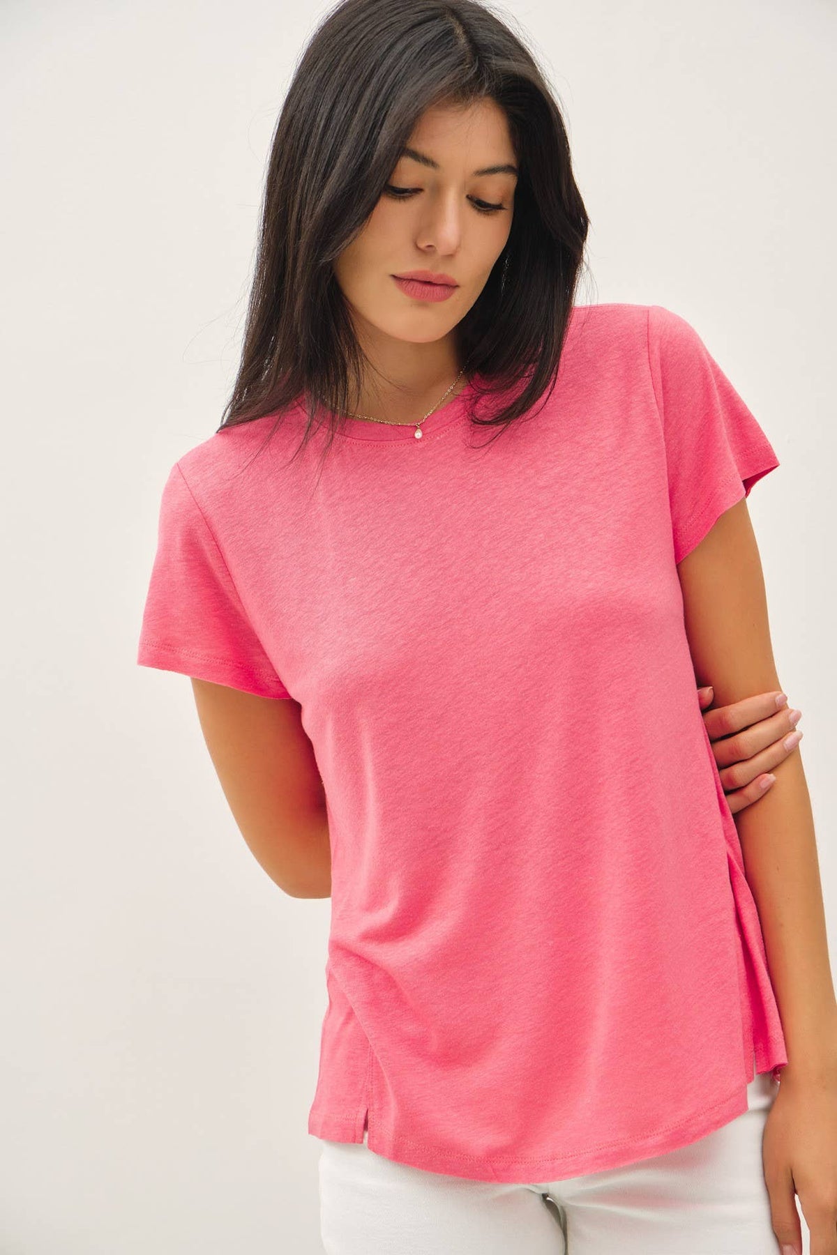 Basic Babe Linen Top
