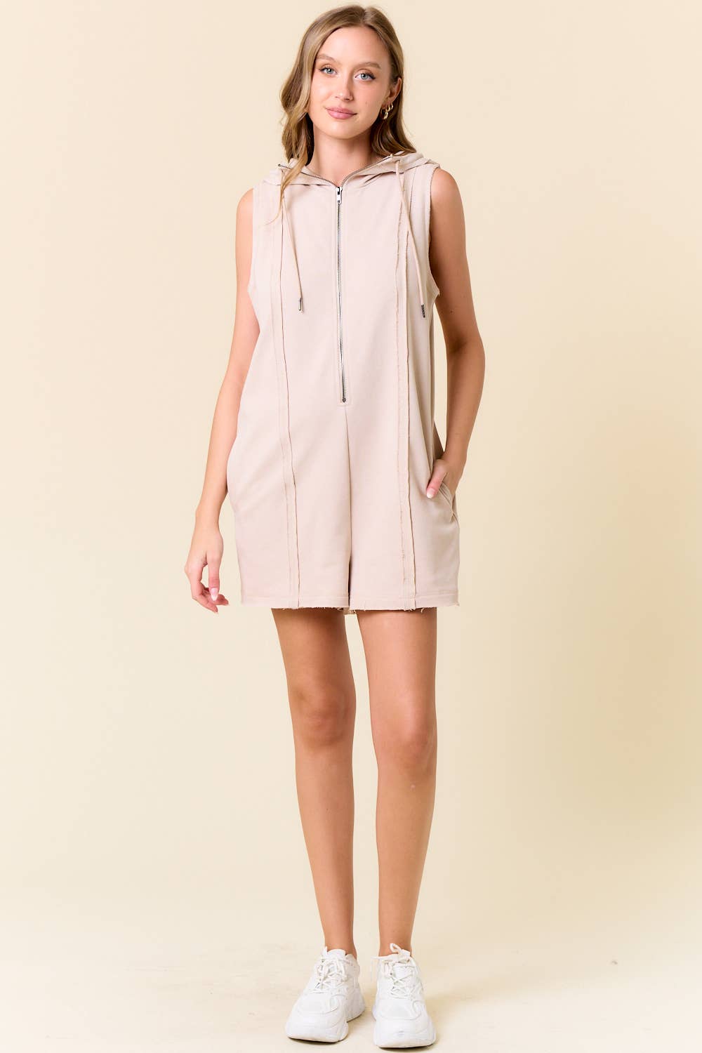 On Cloud 9 Hooded Romper
