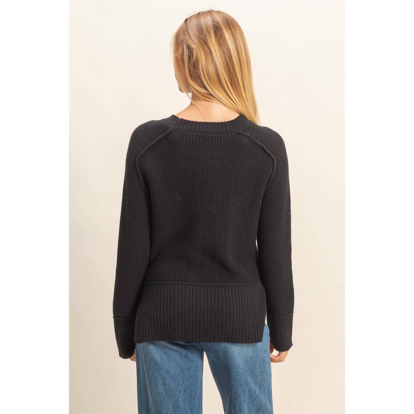 Chiara Side Slit Sweater
