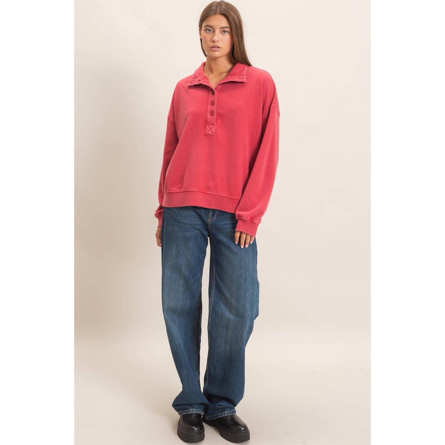 Cozy Vibes Mineral Wash Sweatshirt