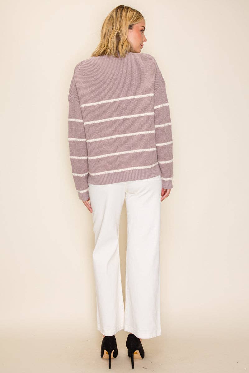 Madly in Mauve Sweater