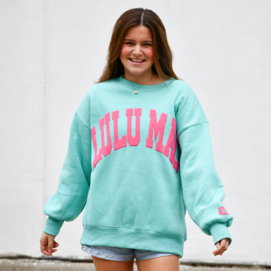 LM Mint/Hot Pink Puff