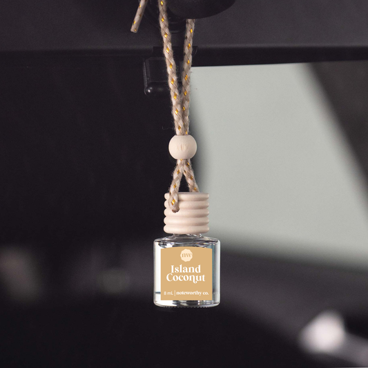 Car Diffusers | Spring & Summer Scents: Individual Mylar Bag / Island Coconut