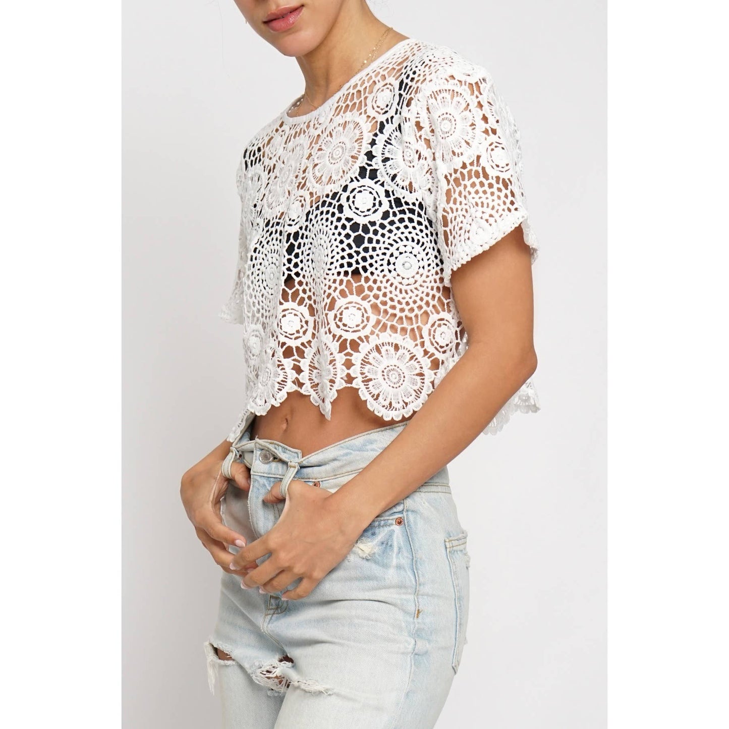 Lace & Grace Crochet Top