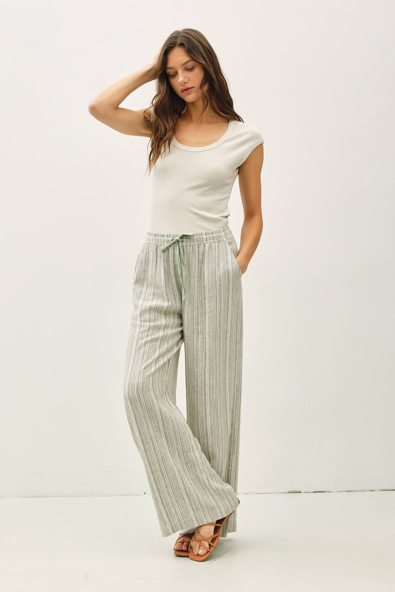 Lines and Linen Pant