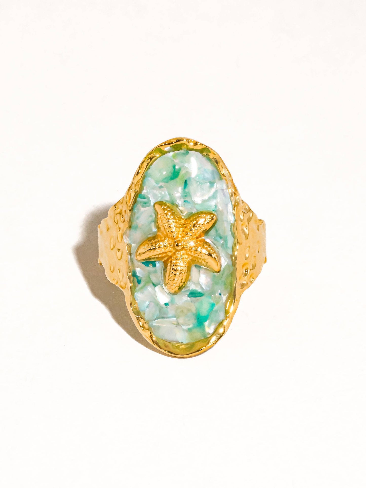 Keshet Non-Tarnish Starfish Ring