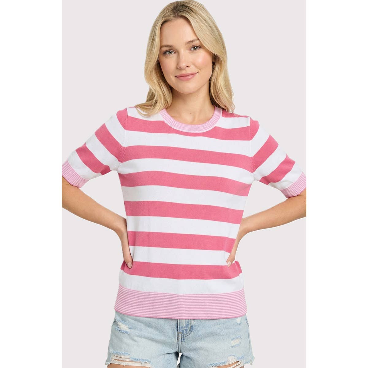 Take me away Stripe Sweater