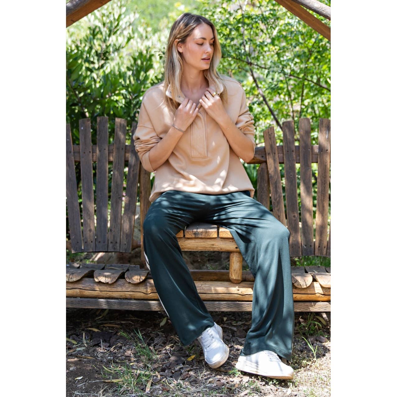 On the Go Cozy Snap Pullover