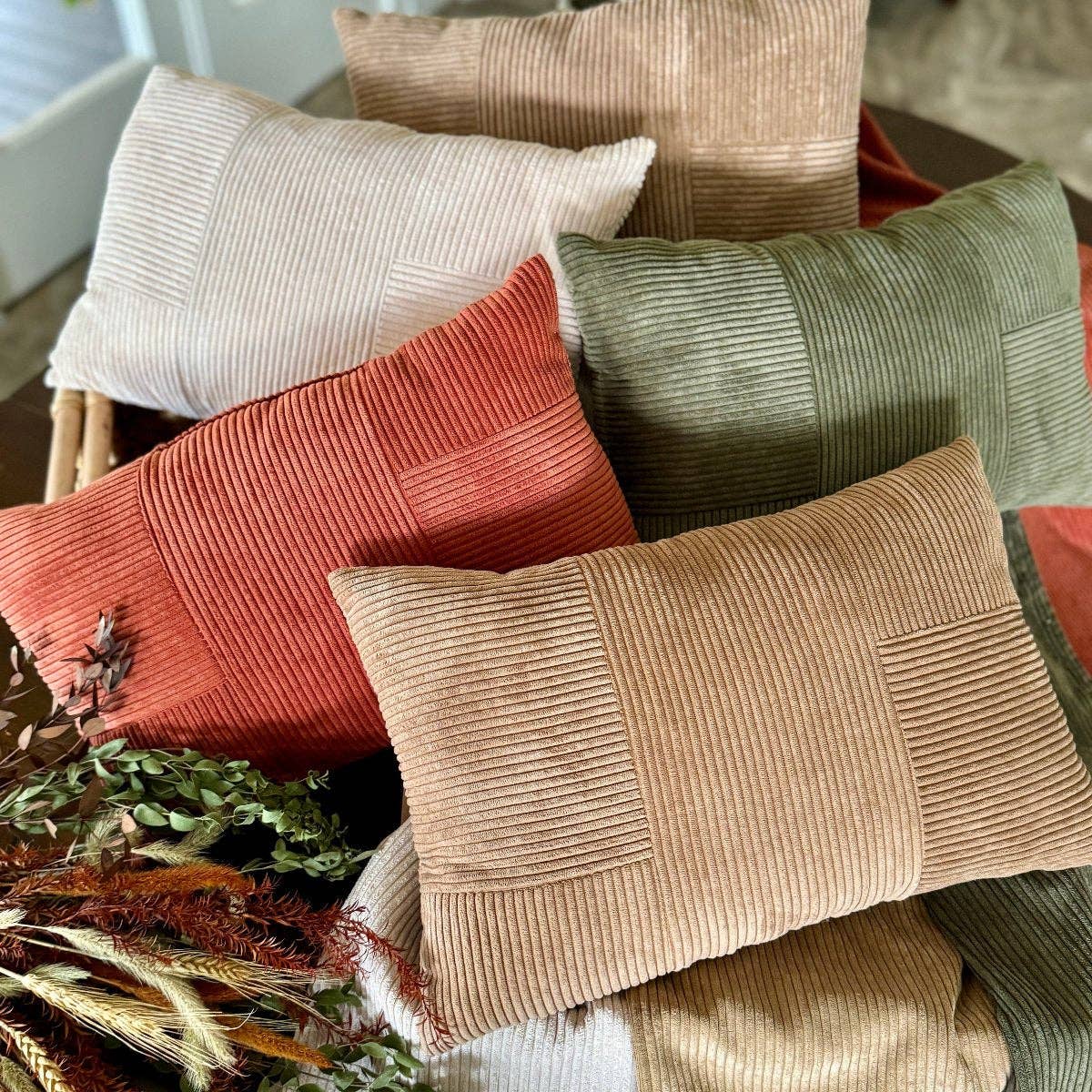 Cookie Corduroy Pillow