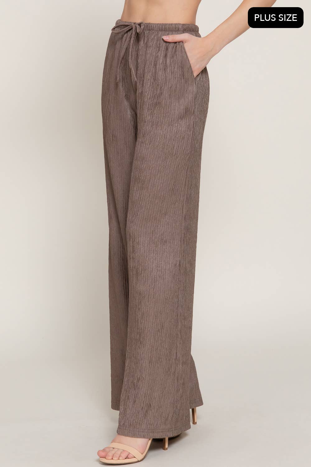 PLUS Crinkle Pallazo Pant