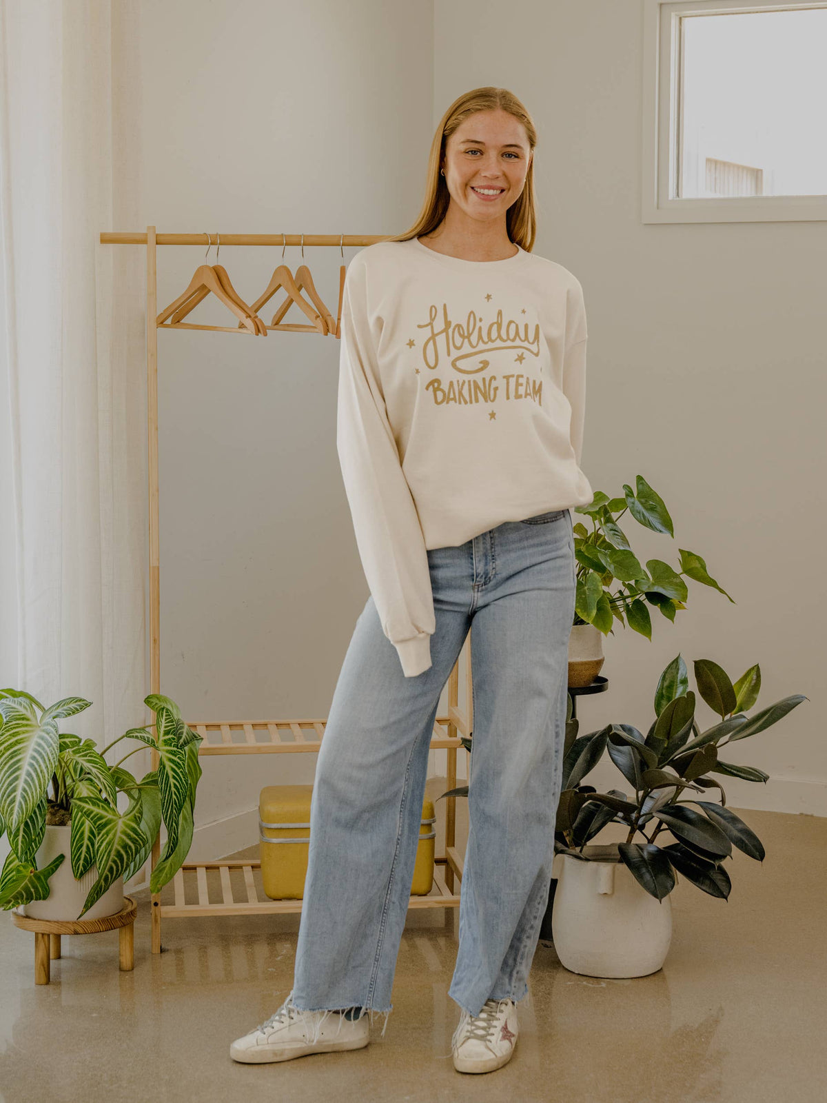 Holiday Baking Team 25 Natural Sweatshirt